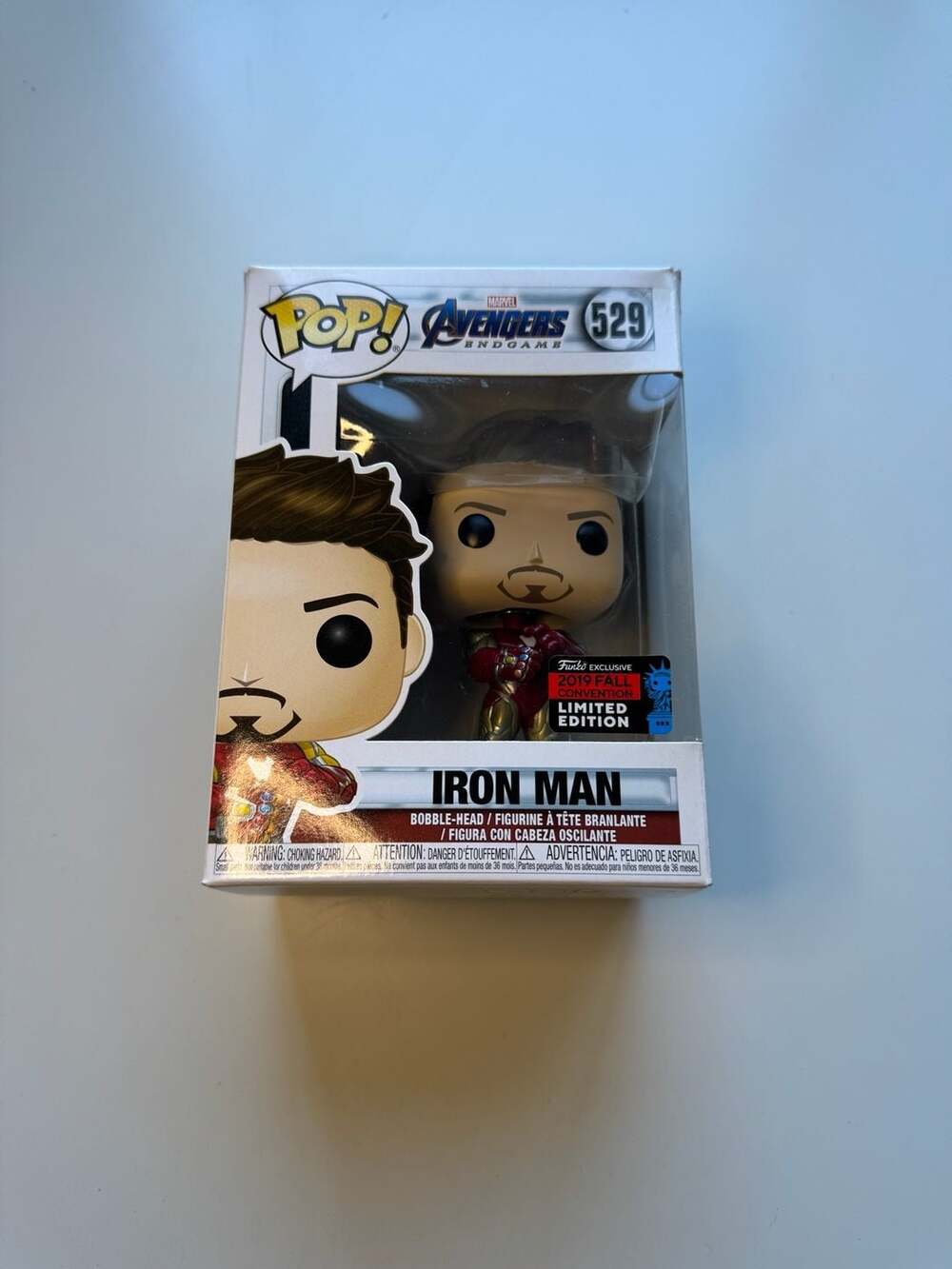 Funko Pop Avengers Endgame Iron Man 529 2019 Fall Convention Exclusive